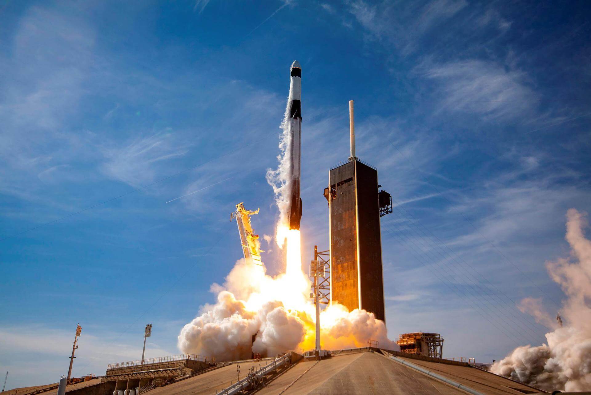 Dragon CRS-2 SpX-22的来源关联配图，不表示本次发射实拍；署名：SpaceX