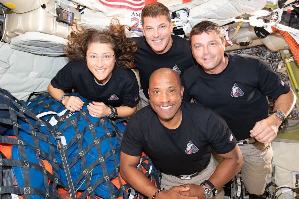 航天图片资料 · Crew aboard Artemis IICredit: NASA via Getty