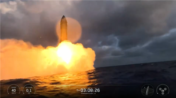 航天图片资料 · 引擎罢工也挡不住 SpaceX“星舰”首次成功进入地球轨道
