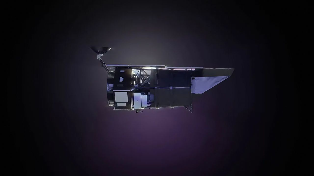 航天图片资料 · An artist rending of the Nancy Grace Roman space telescope. (NASA)