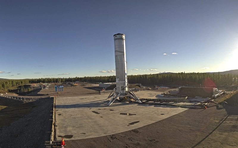航天图片资料 · ArianeGroup has completed a second wet dress rehearsal of ESA's Themis reusable rocket demonstrator at Esrange.