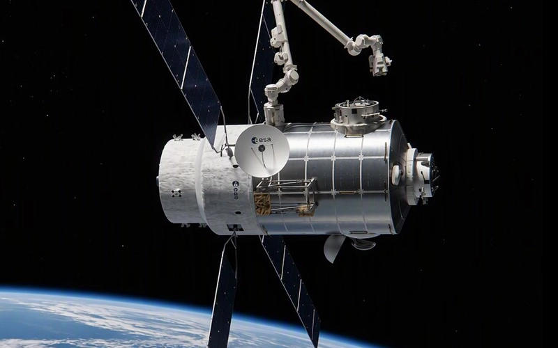 航天图片资料 · ESA has selected Airbus and OHB to lead studies examining the feasibility of a future European-led space station in low Earth orbit.