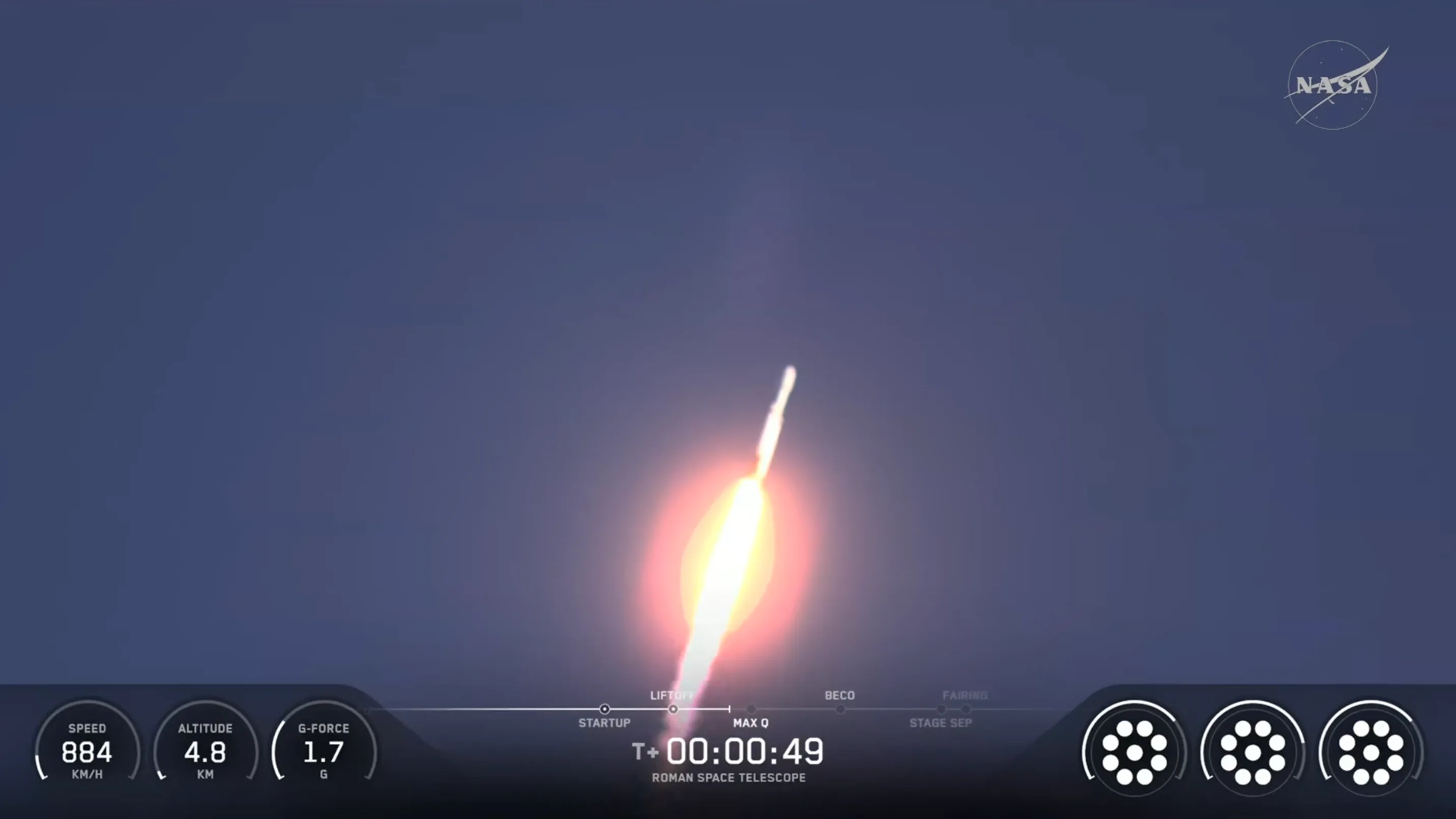 航天图片资料 · a white rocket launching a
