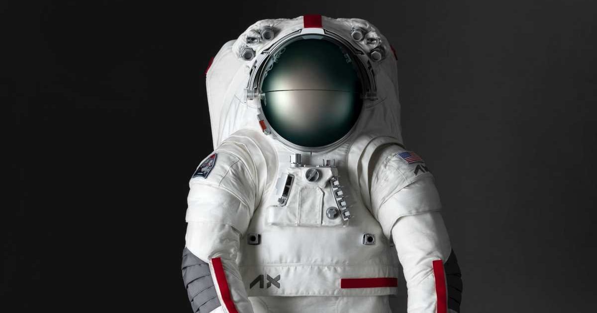 航天图片资料 · Illustration of an AxEMU spacesuit adaptable for missions on the lunar surface and in low-Earth orbit (LEO) (Representative Cover Image Source: Axiom Space)