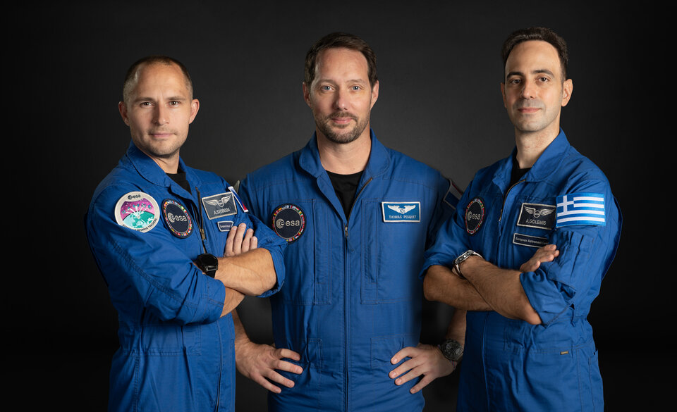 航天图片资料 · A European crew for Vast's first mission to the International Space Station