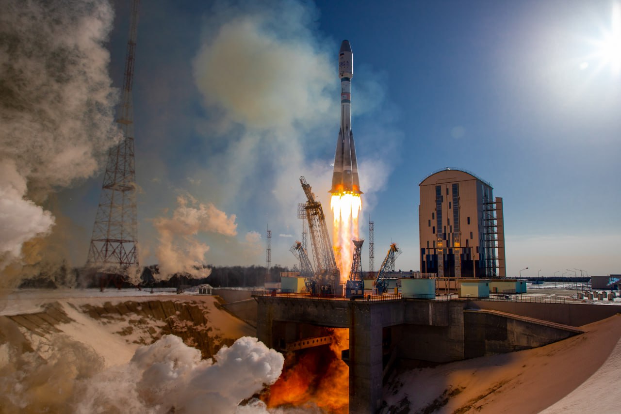 Meteor-M No.2-4 & others的来源关联配图，不表示本次发射实拍；署名：Roscosmos