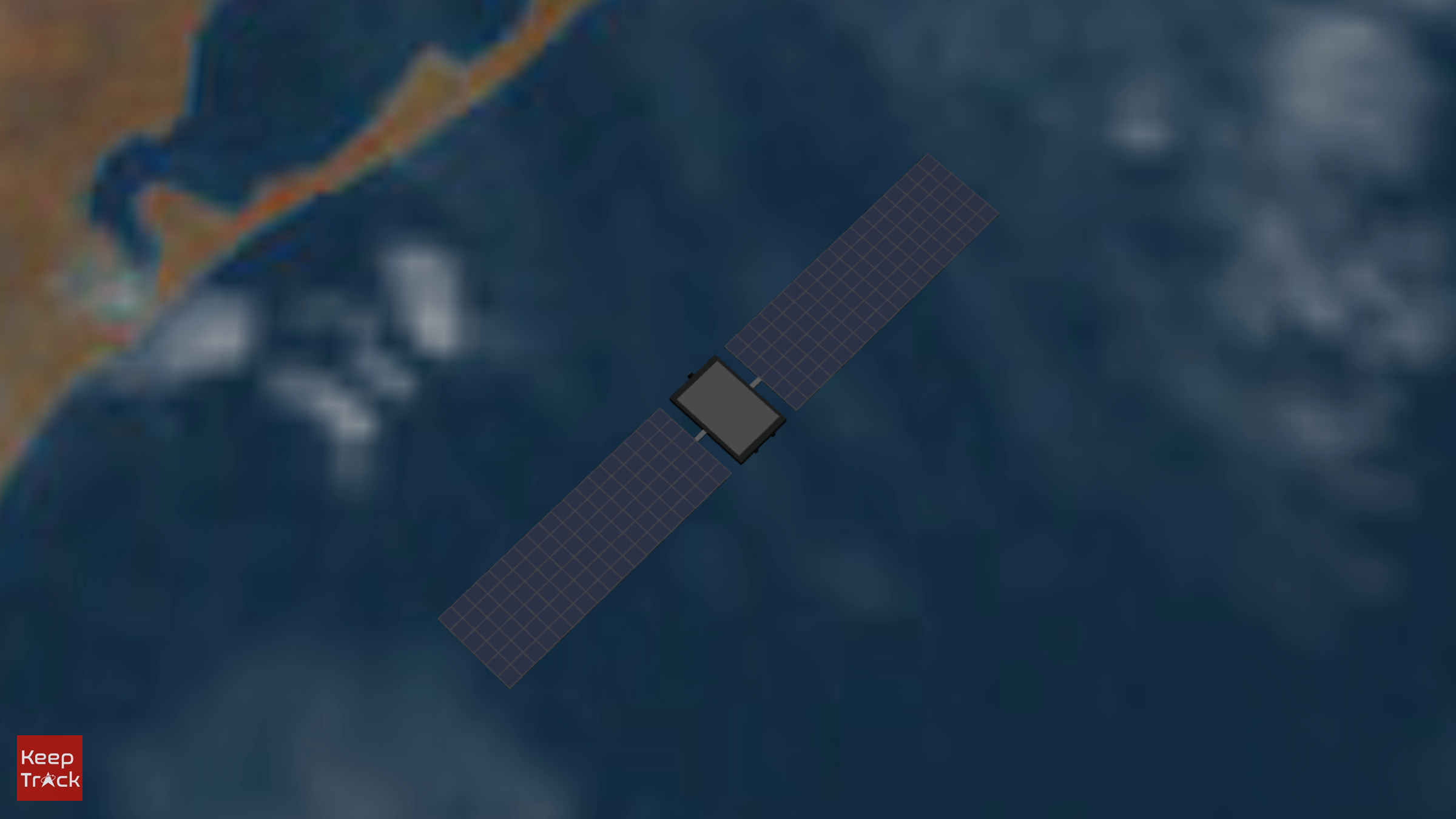 航天图片资料 · STARLINK-32533 3D model in the KeepTrack viewer