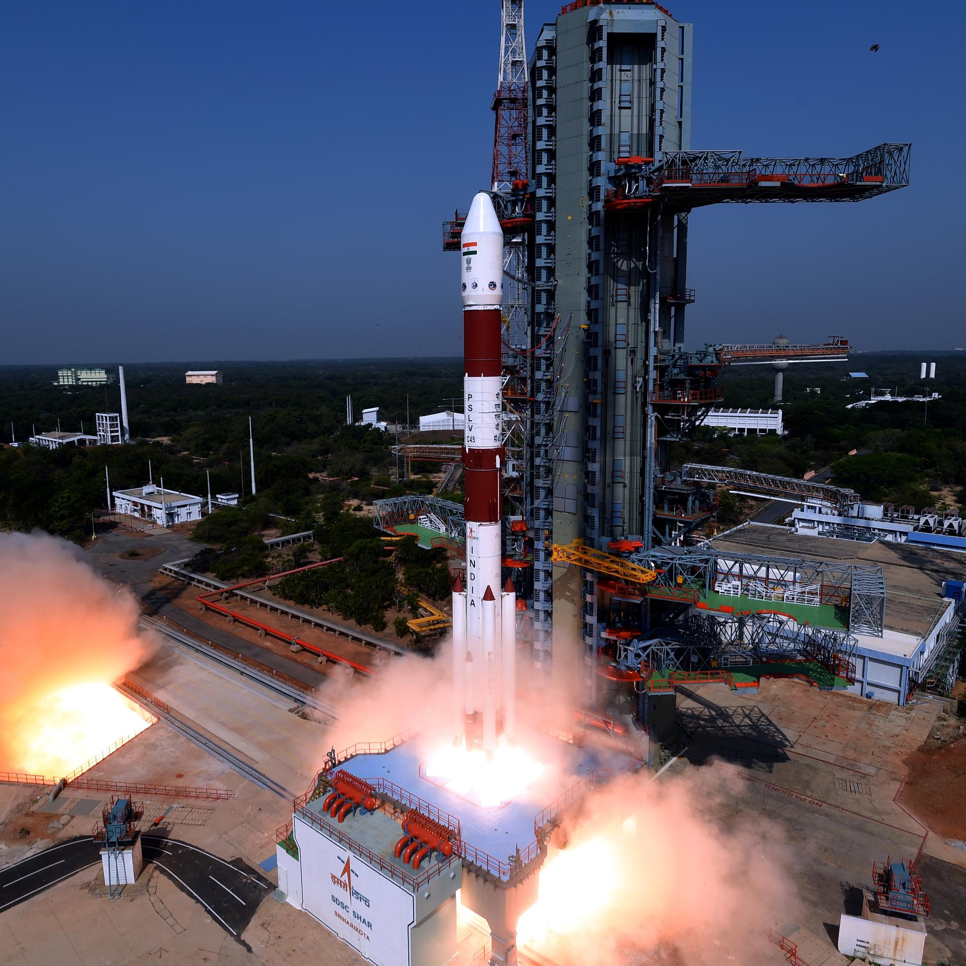 来源关联配图；署名：Indian Space Research Organisation