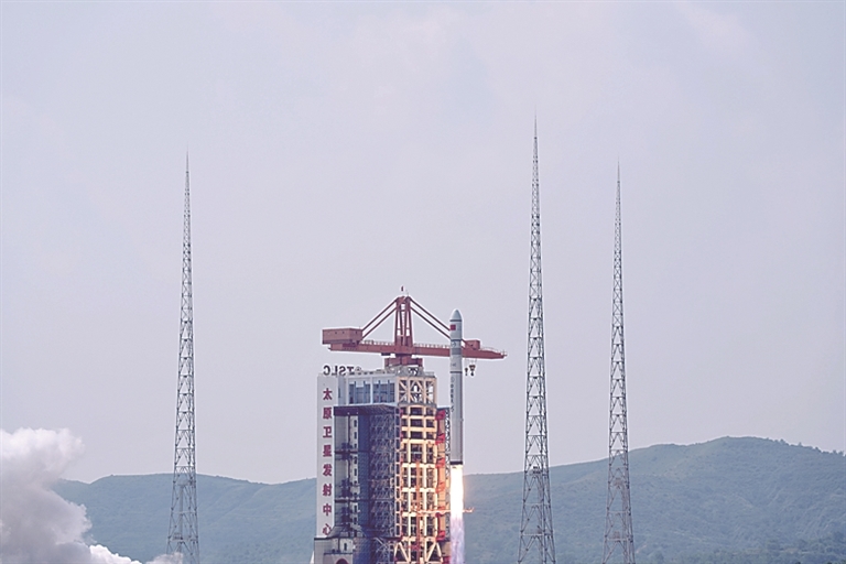 航天图片资料 · 长征六号丙遥一运载火箭发射成功 长征六号丙遥一运载火箭发射成功