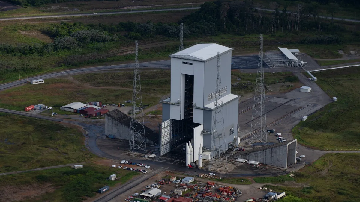 航天图片资料 · Ariane 6 rocket launch pad at the Guiana Space Center in Kourou, French Guiana