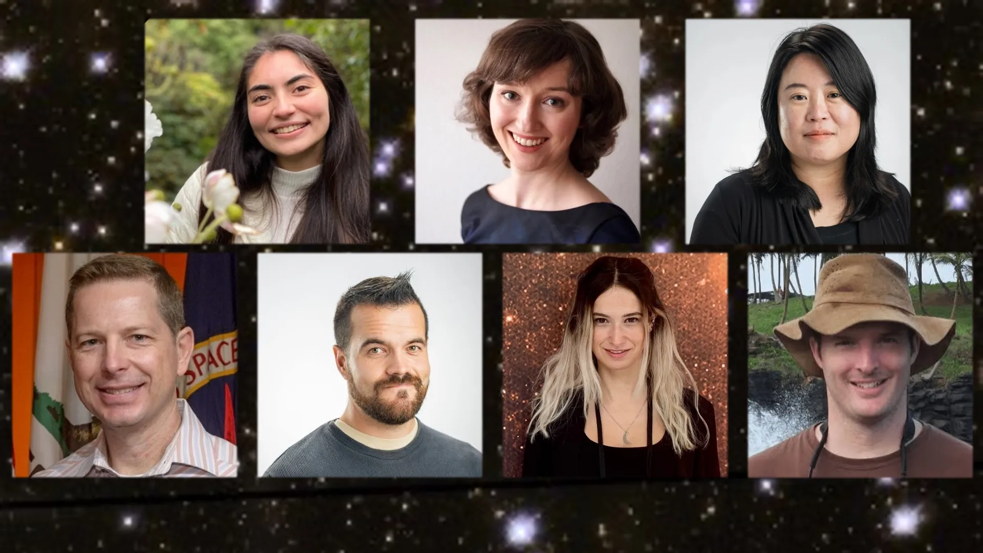 航天图片资料 · NASA Ames science stars of the month for September 20206. Pictured left to right is Steve Ormsby, Aphrodite Kostakis, Alejando Borlaff, Sarah Nickerson, Martina Caussi, Keiko Nomura, and Stephen Broccardo.